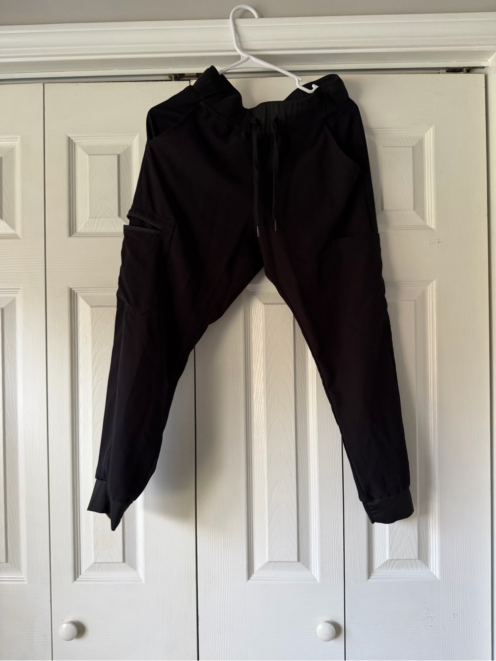 Women’s Black Jogger Pants with Drawstring Waist